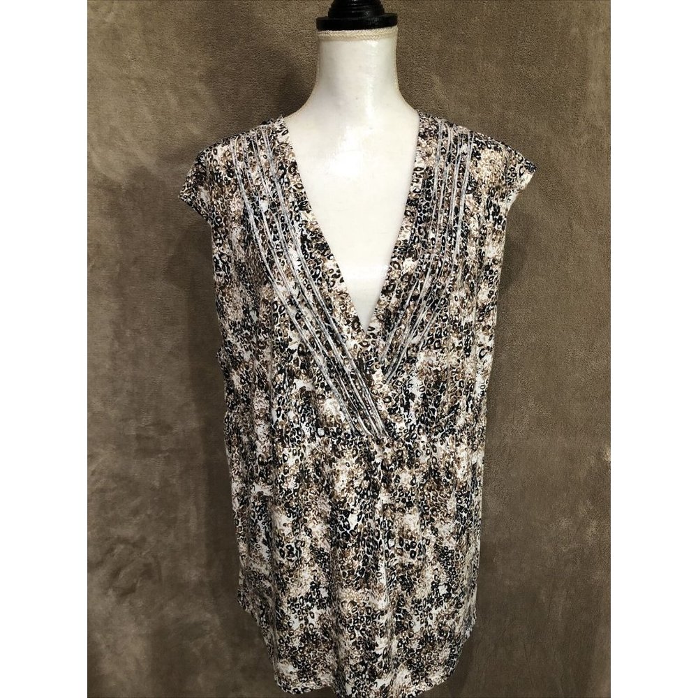 Bobbie And Brooks 3X Plus Sleeveless Top Blouse #388